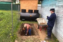 Ярославская область, СНТ Мечта. Монтаж станции Диамант 3 с принудительным сбросом